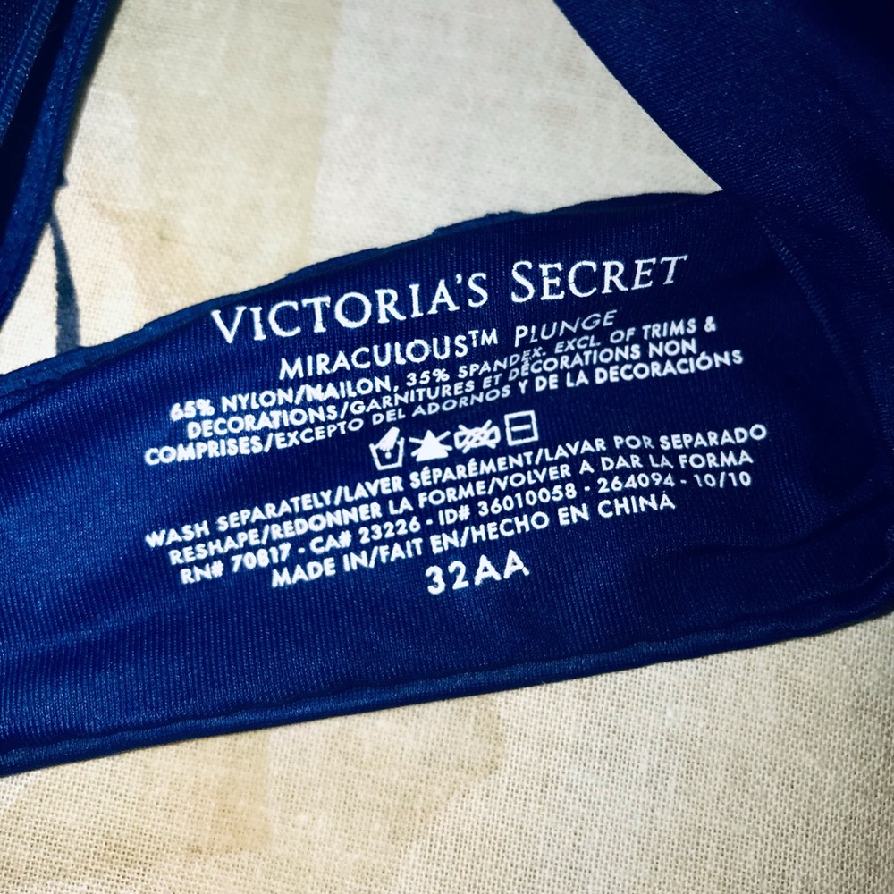 Rare Miraculous Plunge Sapphire Sparkle Bra *Price Firm* - Picture 5 of 7